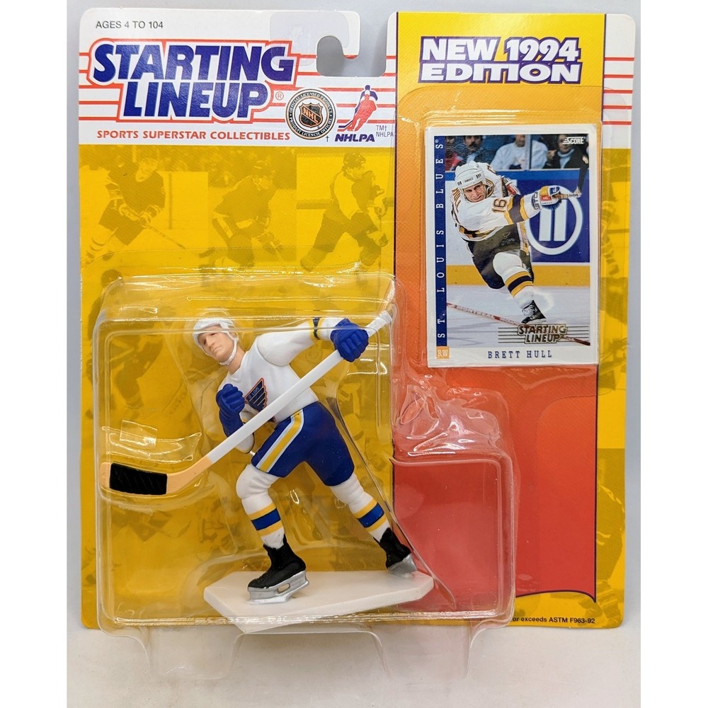 1994 Kenner Starting Lineup Brett Hull St. Louis Blues Hockey NHL Figure